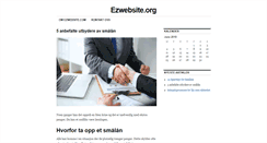 Desktop Screenshot of ezwebsite.org