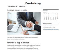 Tablet Screenshot of ezwebsite.org